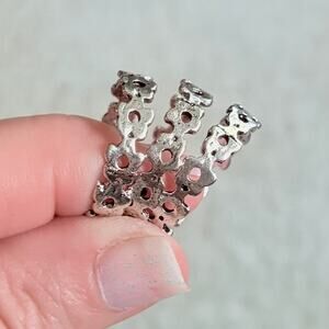 Daisy Chain Stackable Rings Set 8.5 New